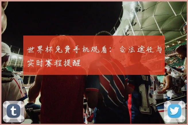 世界杯免费手机观看:合法途径与实时赛程提醒